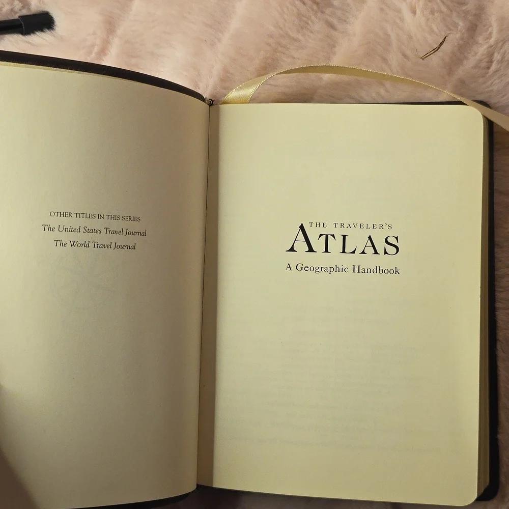 Coach Leather Bound Atlas 1997 VINTAGE